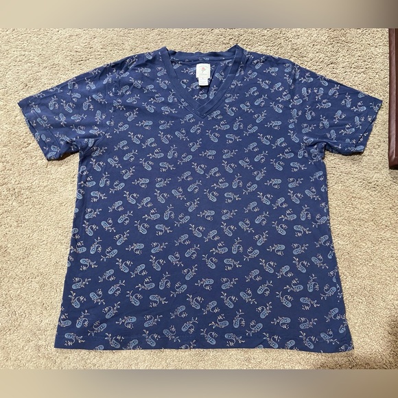 Vintage Victoria’s Secret Country Cotton Short Sleeve Paisley Tshirt Women’s L - Picture 1 of 5